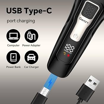 Amazon | Gertzy 電動シェーバー メンズ レシプロブレード 鼻毛・髭